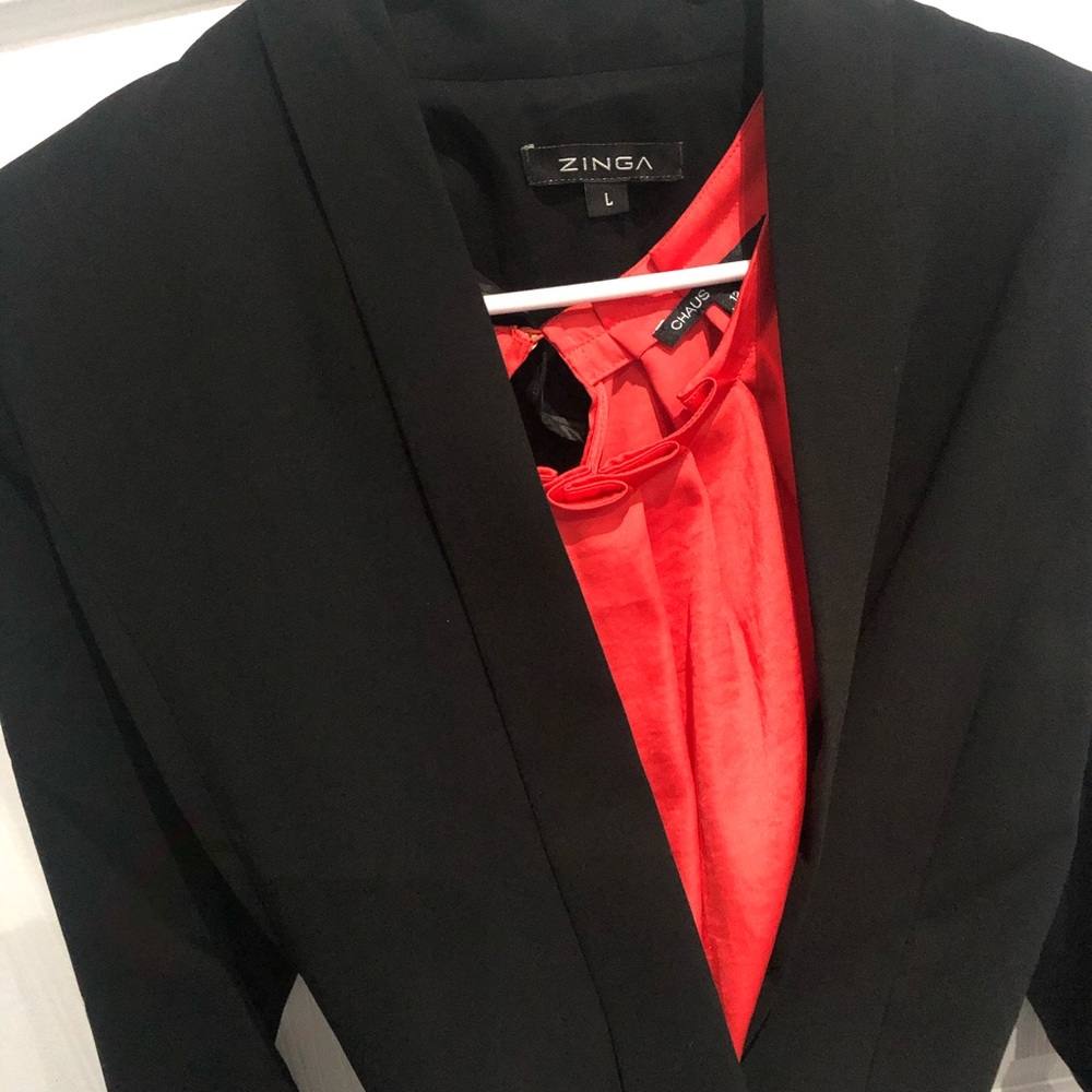 Black lightweight blazer